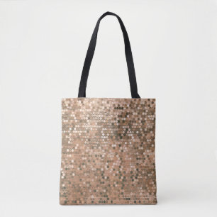 Helles abstraktes Mosaik Vintager Hintergrund mit Tasche