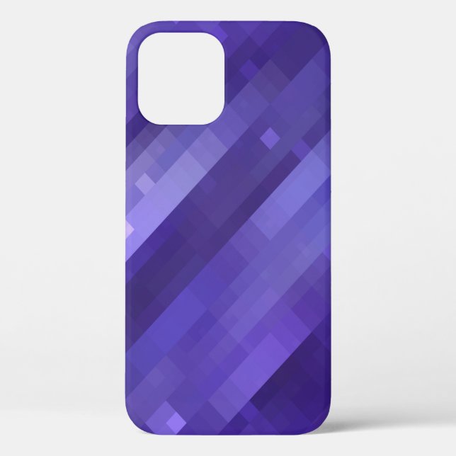 Helles abstraktes Mosaikviolett mit Glos Case-Mate iPhone Hülle (Rückseite)
