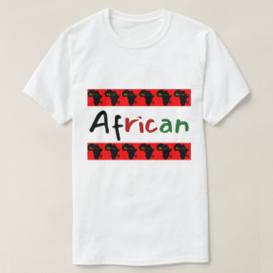 Helles Afrikanisches Trendig T-Shirt