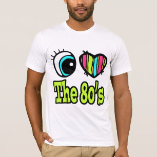 Helles Auge Herz I Liebe 80er T-Shirt