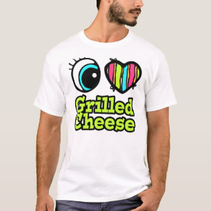 Helles Auge Herz I Liebe Grillkäse T-Shirt