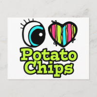Helles Auge Herz I Liebe Kartoffelchips