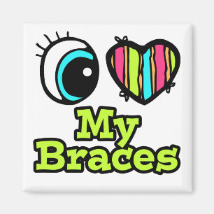 Helles Auge Herz I Liebe meine Nacken Magnet