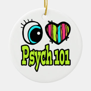 Helles Auge Herz I Liebe Psych 101 Keramikornament