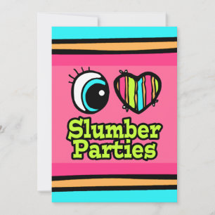 Helles Auge Herz I Liebe Schlummerige Party Einladung