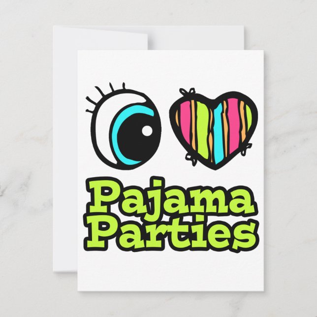 Helles Augenherz I Liebe Pajama Party (Vorderseite)