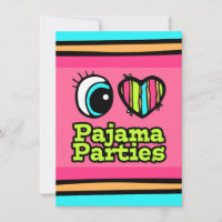 Helles Augenherz I Liebe Pajama Party