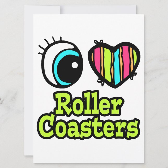 Helles Augenherz I Liebe Roller Untersetzer (Vorderseite)