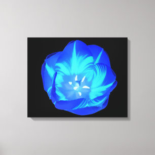 Helles Blue Tulip Canvas Print Leinwanddruck