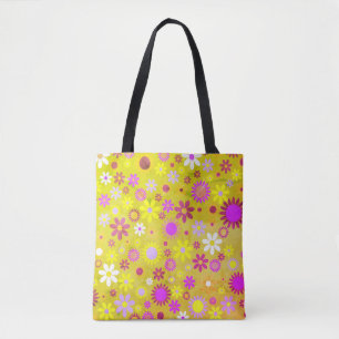 Helles Blumenmuster Tasche