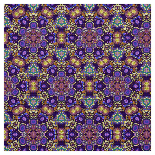 Helles Bohemisches Boho Hippy-Chic-Muster Stoff (Muster)