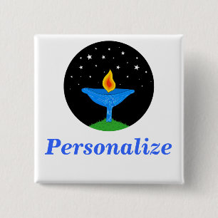 Helles Button/Knopf des Chalice-UU Button