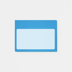 Helles Cerulean Blue mit griny Textur Post-it Klebezettel