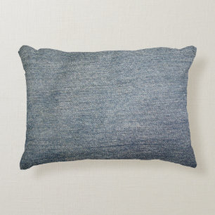 Helles Denim Zierkissen