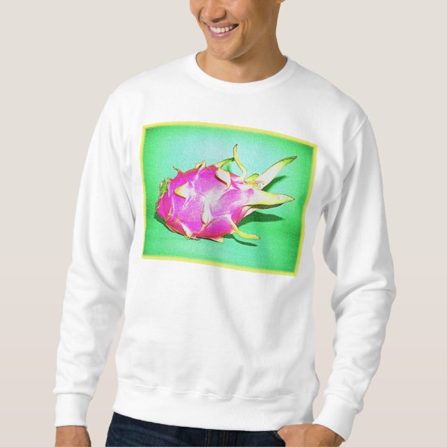 "Helles Drachenfrucht" Niedliches Foto. Jetzt kauf Sweatshirt (Vorderseite)