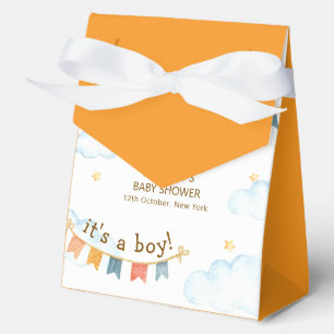 Helles Es ist ein Junge Bär Flugzeug Himmel Babypa Geschenkschachtel
