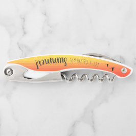 Helles, farbenfrohes tropisches Fiesta Summer Part Kellnermesser