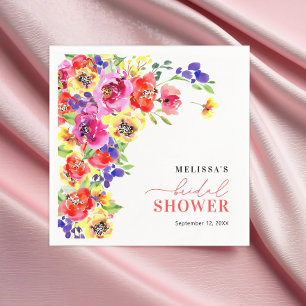 Helles, farbiges Brautparty Serviette