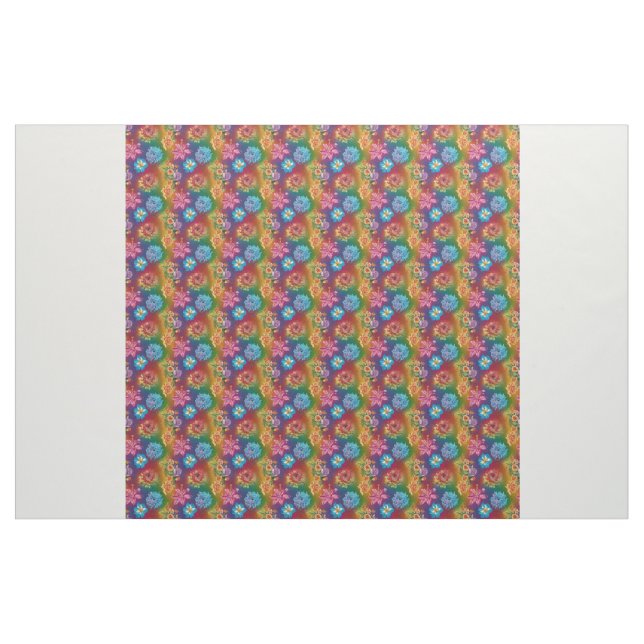 Helles, farbiges Muster abstrakt Stoff (Yard (91,4 cm))