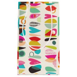 Helles, farbiges Muster Kleine Geschenktüte