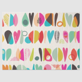 Helles, farbiges Muster Seidenpapier