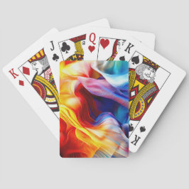 Helles farbiges Muster Spielkarten