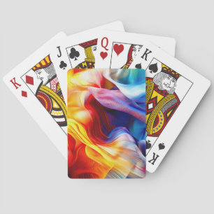 Helles farbiges Muster Spielkarten