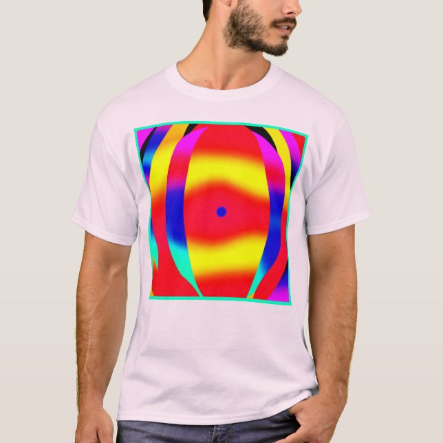 Helles, farbiges und feines Design T-Shirt (Vorderseite)