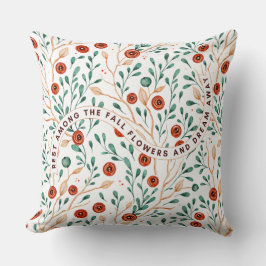 Helles, florales Kissen