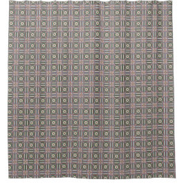 Helles geometrisches Design Duschvorhang