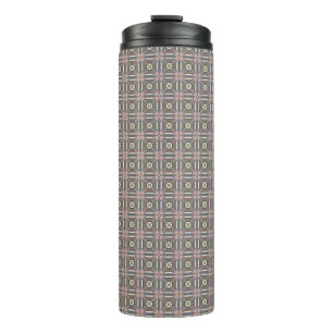 Helles geometrisches Design Thermosbecher