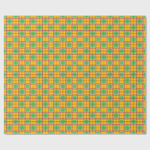 Helles geometrisches Muster mit symmetrischen Form Geschenkpapier