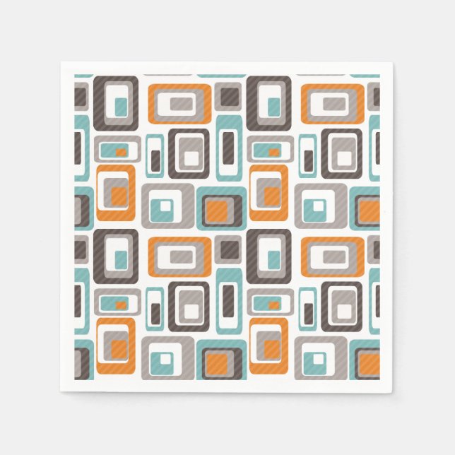 Helles geometrisches Muster. Serviette (Vorderseite)