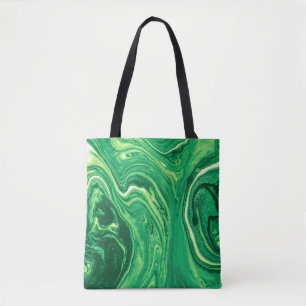 Helles, grünes, kreatives Mischtextil-Design. Grun Tasche