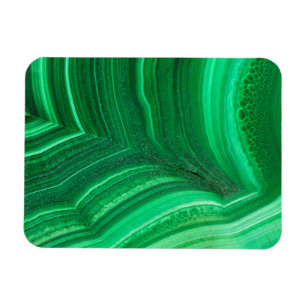 Helles grünes Malachit-Mineral Magnet