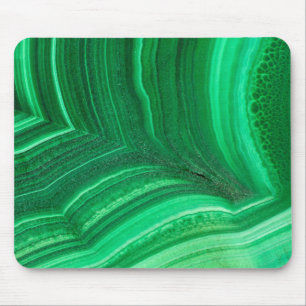 Helles grünes Malachit-Mineral Mousepad