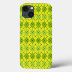 Helles grünes schottisches Tartan-Muster Case-Mate iPhone Hülle