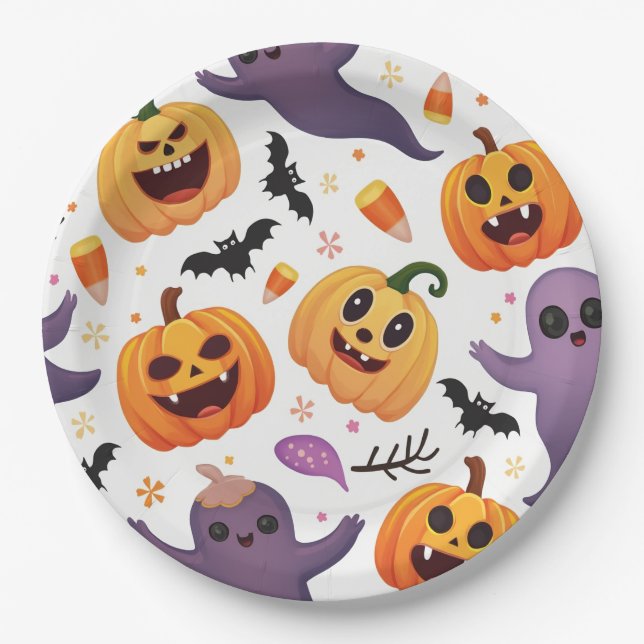 Helles Halloween Paper Teller - Spaß Design! (Vorderseite)