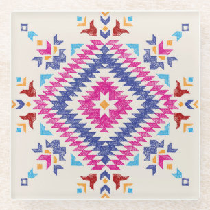 Helles, handGezeichnet Tribal Design Element. Glasuntersetzer