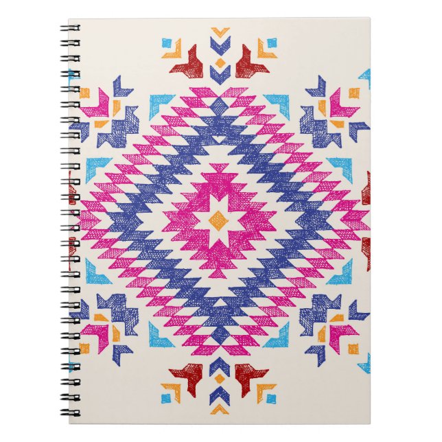 Helles, handGezeichnet Tribal Design Element. Notizblock (Vorderseite)