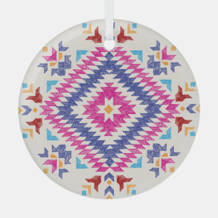 Helles, handGezeichnet Tribal Design Element. Ornament Aus Glas