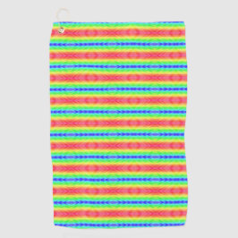 Helles Handtuch mit horizontalen Regenbogenstreife