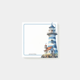 Helles Haus blau 1 Notizblock