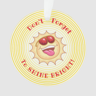 Helles Lächeln Sunshine Ornament