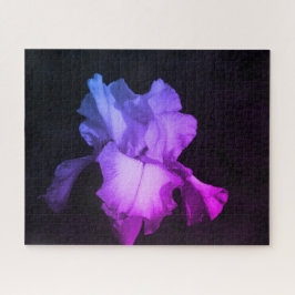 Helles Lila Iris Foto Puzzle
