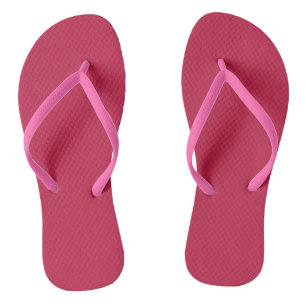 Helles Maroon (Vollfarbe) Flip Flops