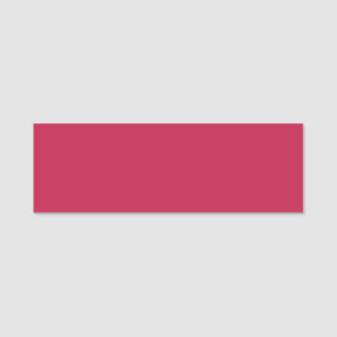 Helles Maroon (Vollfarbe) Namensschild