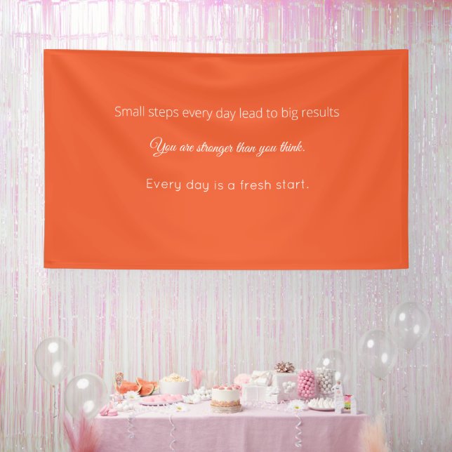 Helles massives orangefarbenes Hintergrundbild  Banner (Party)