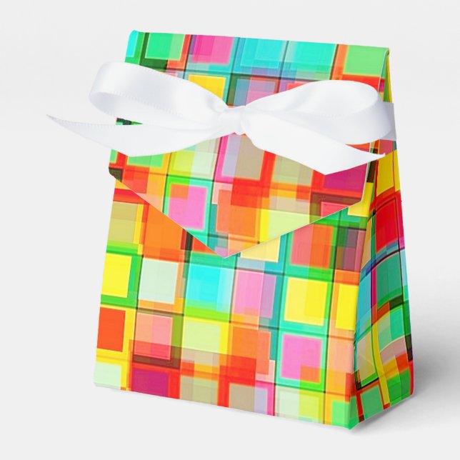 Helles Mosaik Geschenkschachtel (Vorderseite)
