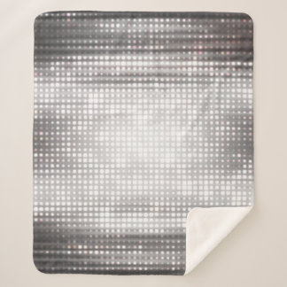 Helles Mosaik: Glossy Gray Abstrakt. Sherpadecke